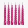 Anna & Nina Twisted Candles Set Of Six -Outlet hush Store 005745 1110 03