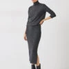 Harper Roll Neck Midi Dress -Outlet hush Store 006336 2806 01