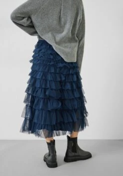 Florence Ruffle Jersey Skirt -Outlet hush Store 006885 1709 03