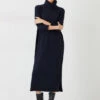 Roll Neck Wool Jumper Dress