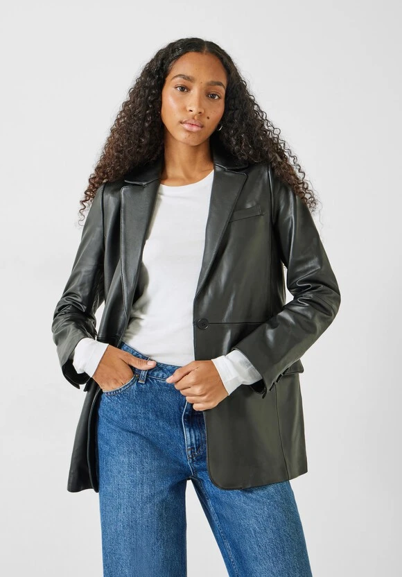 Leather Blazer 3 Leather Blazer