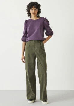 Emilia Ruffle Sweatshirt 21 Emilia Ruffle Sweatshirt -Outlet hush Store 007447 1382 01