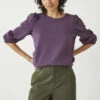 Emilia Ruffle Sweatshirt 2 Emilia Ruffle Sweatshirt -Outlet hush Store 007447 1382 02