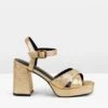 Hayne Leather Platform Sandals -Outlet hush Store 007618 3798 01