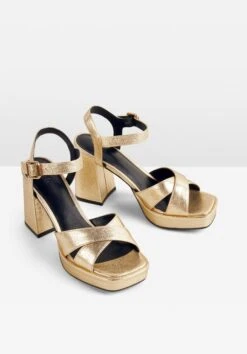 Hayne Leather Platform Sandals -Outlet hush Store 007618 3798 04