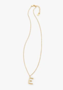 Gaia Letter Pendant Necklace -Outlet hush Store 007688 3037 1 E