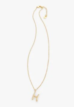 Gaia Letter Pendant Necklace -Outlet hush Store 007688 3037 1 H