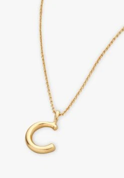 Gaia Letter Pendant Necklace -Outlet hush Store 007688 3037 2 C
