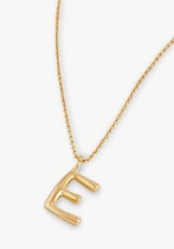 Gaia Letter Pendant Necklace -Outlet hush Store 007688 3037 2 E