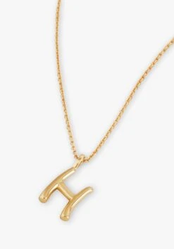 Gaia Letter Pendant Necklace -Outlet hush Store 007688 3037 2 H