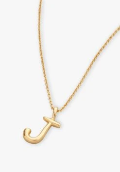 Gaia Letter Pendant Necklace -Outlet hush Store 007688 3037 2 J