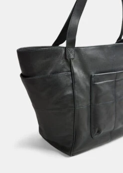 Mariana Leather Tote Bag -Outlet hush Store 008153 0463 04