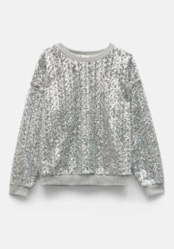 Simran Star Texture Sweatshirt -Outlet hush Store 008708 3142 07 1