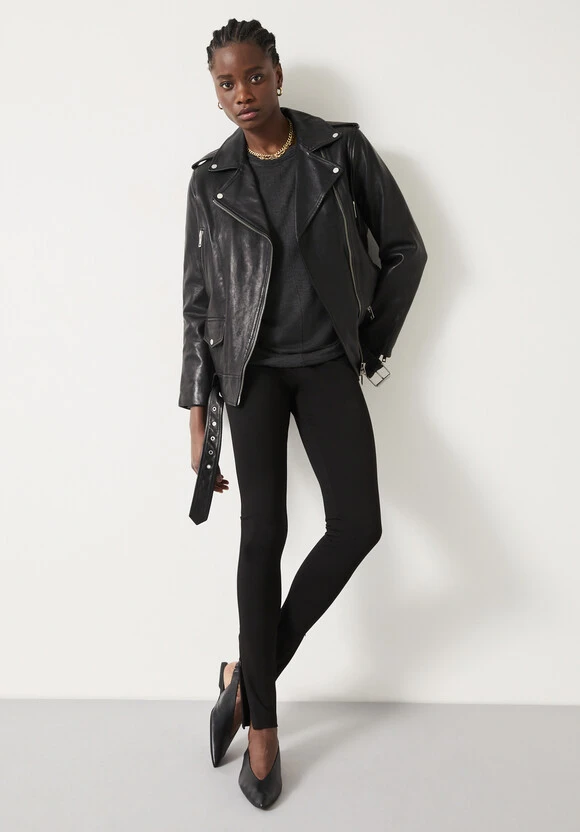 Regina Side Zip Jersey Leggings 3 Regina Side Zip Jersey Leggings