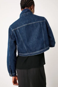 Ciara Cropped Denim Jacket -Outlet hush Store 008919 2908 03