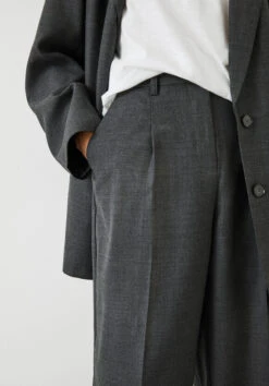 Carla Tailored Wide Leg Wool Blend Trousers -Outlet hush Store 009336 2806 04