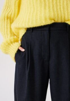 Ruby Check Wool Blend Trousers -Outlet hush Store 009372 3170 04