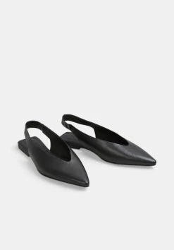 Liah Slingback Pointed Leather Flats -Outlet hush Store 009412 2762 03