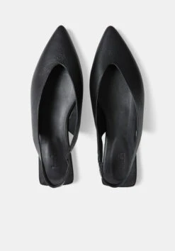 Liah Slingback Pointed Leather Flats -Outlet hush Store 009412 2762 04