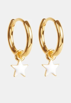 Ellie Enamel Star Hoop Earring -Outlet hush Store 009430 3037 03