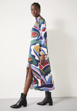 Rita Split Maxi Dress -Outlet hush Store 009452 4401 04