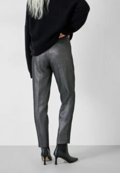 Hazel Metallic Cigarette Trousers -Outlet hush Store 009476 0456 03