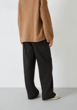 Emily Wide Leg Wool Blend Trousers -Outlet hush Store 009539 0533 03