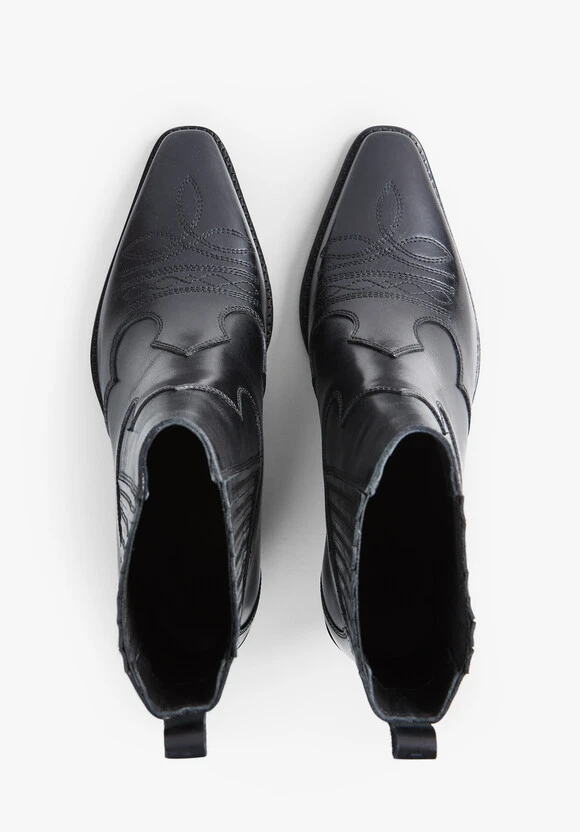 Kendall Leather Western Boots 5 Kendall Leather Western Boots - Image 3