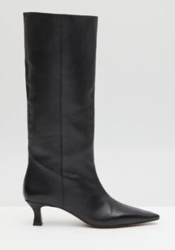 Leather Chelsea Stiletto Boots 19 Leather Chelsea Stiletto Boots -Outlet hush Store 009553 2762 07 4