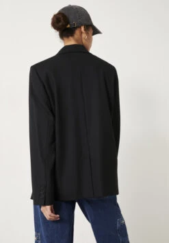 Double Breasted Wool Blend Blazer -Outlet hush Store 009670 0456 03