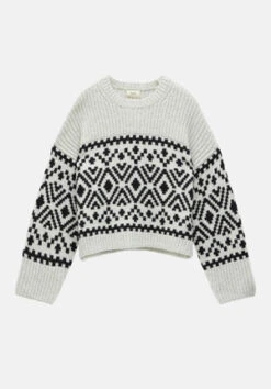 Georgie Diagonal Stripe Wool Blend Jumper -Outlet hush Store 009686 4443 07