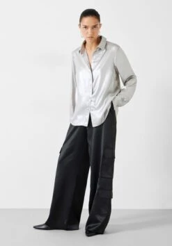 Natasha Metallic Shirt -Outlet hush Store 009696 4451 02