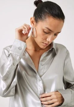 Natasha Metallic Shirt -Outlet hush Store 009696 4451 04