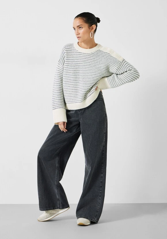 Zoya Striped Wool Blend Jumper 4 Zoya Striped Wool Blend Jumper - Image 2