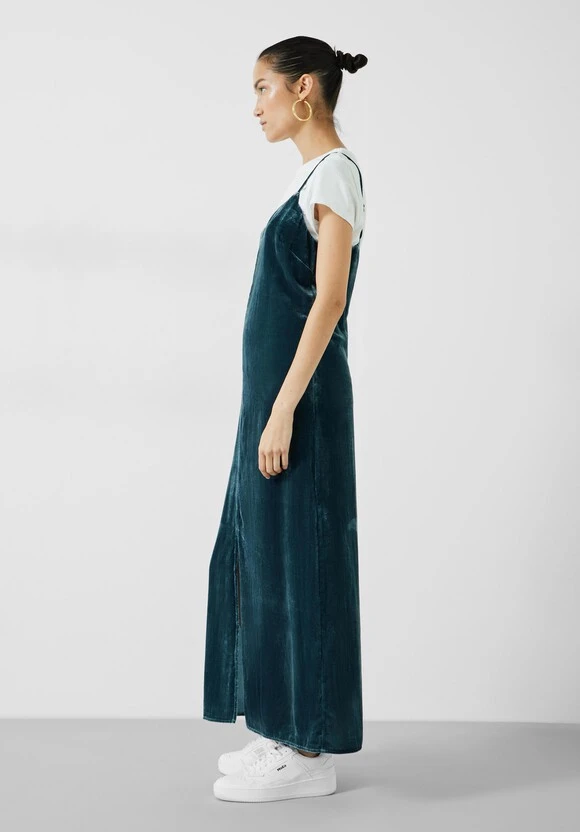 Leila Split Velvet Midi Dress 6 Leila Split Velvet Midi Dress - Image 4