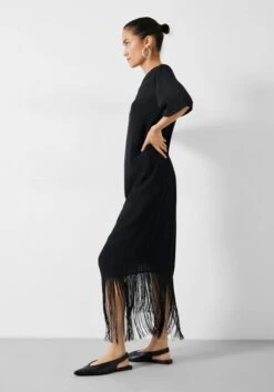 Hailey Fringe Midi Dress -Outlet hush Store 009766 0456 02