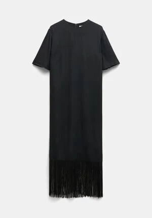 Leila Split Velvet Midi Dress 16 Leila Split Velvet Midi Dress - Image 14