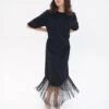 Hailey Fringe Midi Dress -Outlet hush Store 009766 0456 11