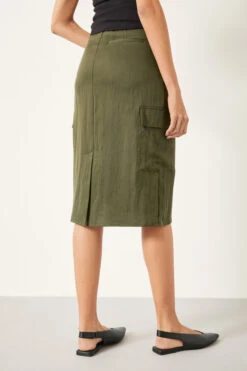 Amba Knee Length Cargo Skirt -Outlet hush Store 009787 2016 03