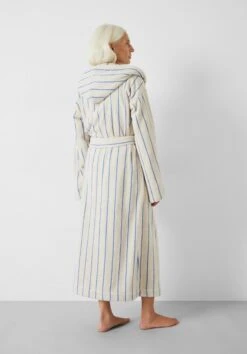 Renée Striped Cotton Towelling Robe -Outlet hush Store 009840 0340 03