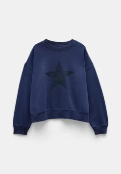 Roxy Metallic Star Sweatshirt -Outlet hush Store 009943 1676 07 5