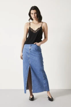 Rachelle Denim Maxi Skirt