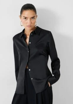 Jo Slim Crepe Shirt -Outlet hush Store 009991 0456 01