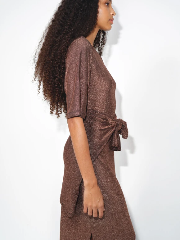 Glitter Maxi T-shirt Dress 3 Glitter Maxi T-shirt Dress