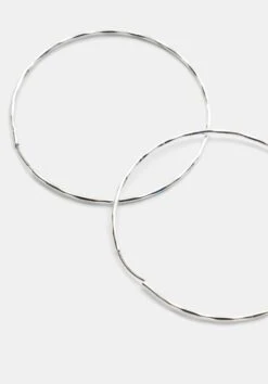 Anais Statement Hammered Hoops -Outlet hush Store 010083 3038 04