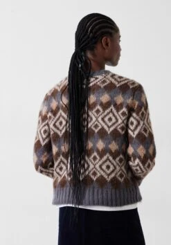 Tessa Fairisle Crew Jumper -Outlet hush Store 010101 2805 03