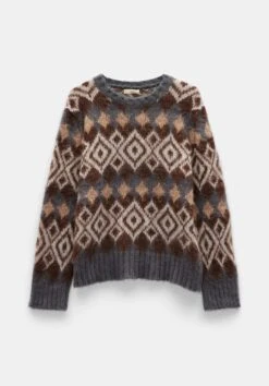 Tessa Fairisle Crew Jumper -Outlet hush Store 010101 2805 07 2