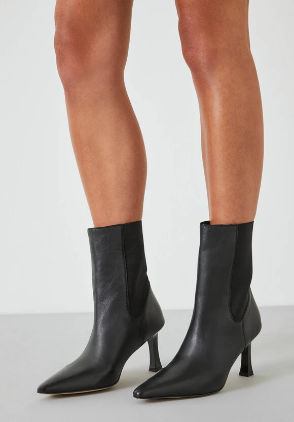 Leather Chelsea Stiletto Boots 4 Leather Chelsea Stiletto Boots - Image 2