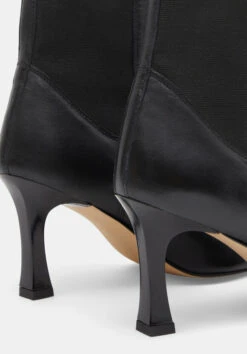 Leather Chelsea Stiletto Boots 16 Leather Chelsea Stiletto Boots -Outlet hush Store 010104 0456 04