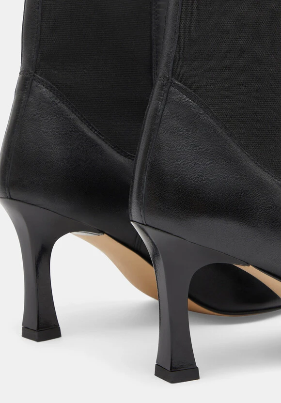 Leather Chelsea Stiletto Boots 6 Leather Chelsea Stiletto Boots - Image 4